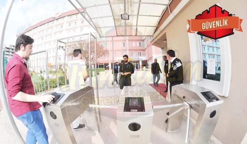 Turnike ve güvenlik noktası